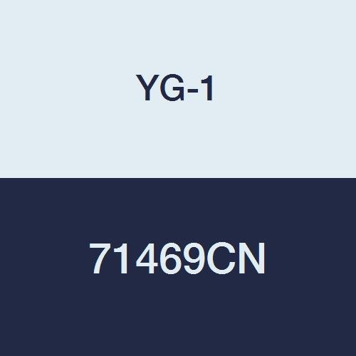 Бележка слот за груба обработка на YG-1 71469CN HSSCo8, С множество Канали, Голяма дължина, Дребния стъпка, Калай покритие, Дължина 6-1/2,
