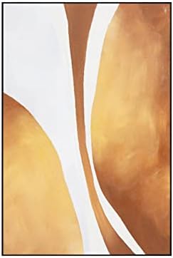 ZZCPT Ръчно рисувани с маслени Бои върху платно - Минималистичная абстрактна шарка в италиански стил, разположена на пода, стенни рисувани