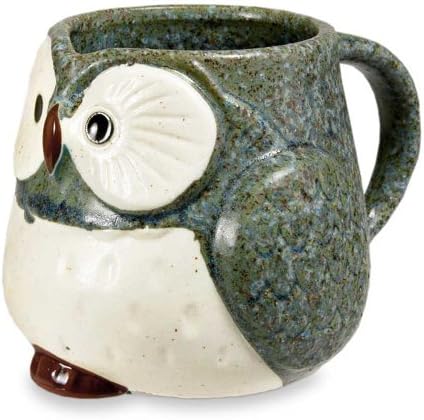 Керамична чаша Owl (в Синьо), Градина, Косене на трева, Оформяне