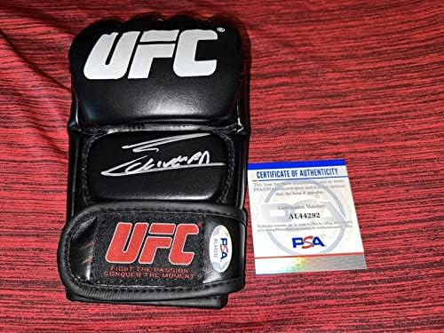 Ръкавици шампион на UFC в лек Чарлз Оливейры от Бронкс PSA/ Ръкавици UFC с ДНК-автограф