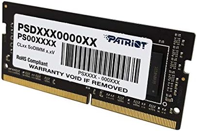 DDR4 серията Patriot Signature Line 16 GB (1x16 GB), 3200 Mhz sodimm памет (едностранно модул 1 ранг)