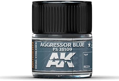 AK-Interactive Real Color Air Single Paint Line 10 мл - от RC206 до RC284 Цвят: Aggressor Blue FS 35109 - RC234