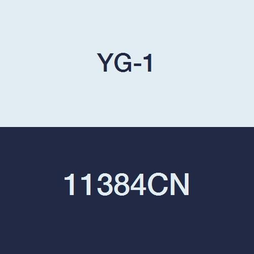 Двойна бележка fresa YG-1 11384CN HSSCo8, 2 Канала, Нормална дължина, Калай покритие, Дължина 5-1/2, 27/32