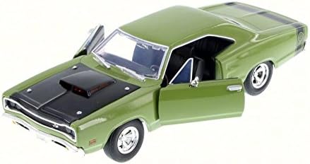 Мотор Макс 1969 Dodge Coronet Super Bee, Зелен 73315AC/GN - 1/24 Мащабна Molded модел На автомобила