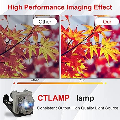 CTLAMP A + Качествена батерия BL-FU240A/SP.8RU01GC01 Замяна Лампа на проектора с кутия, съвместима с Optoma HD25-ПС HD25 DH1011 EH300
