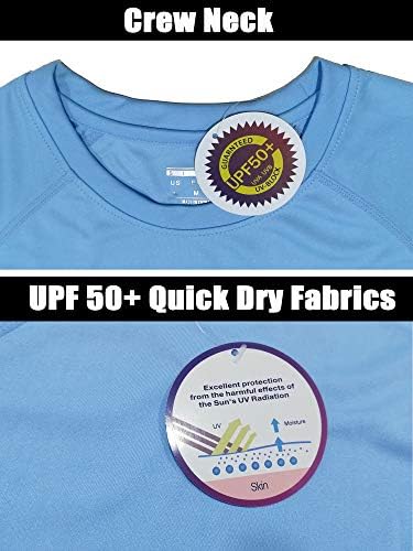 MAGCOMSEN Мъжки Ризи с дълъг Ръкав UPF 50+ UV Защита От Слънцето, Спортни Ризи за Разходки, Бягане, Тренировки, Защита От Акне