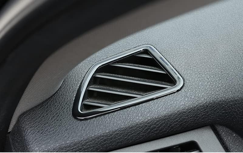 Eppar Нови Защитни капачки на страничните въздуховоди на арматурното табло, Съвместими с BMW X6 E71 2009-2014 (въглеродни влакна вид)
