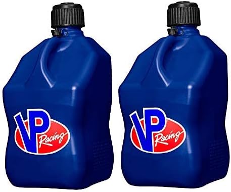 VP Racing Fuels 5-галлонный квадратен контейнер за моторните спортове, синьо (2 опаковки)