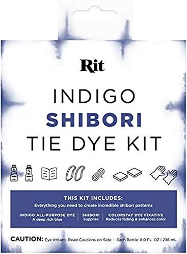 Комплект за оцветяване на равенство Rit Индиго Shibori, номер на модела: 85847, синьо