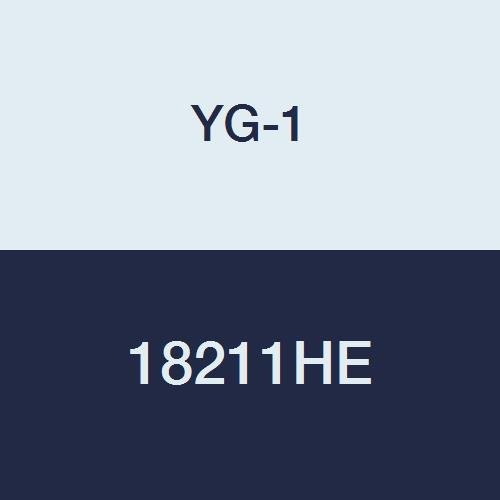 Бележка fresa YG-1 18211HE HSS, 2 Канала, Спирала 42 градуса, Голяма дължина за алуминий, TiAlN-Extreme Finish, Дължина 6-1/2 , 1-1/2