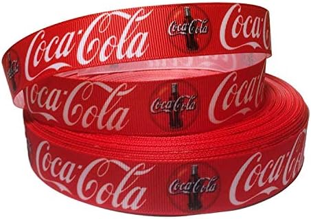 Повтаряща се лента Coca Cola ширина 1 сантиметър - Лента с героите на телевизията и киното (3 ярд)