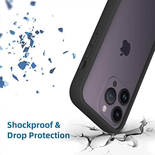 Калъф-броня за iPhone 14 Pro е съвместим с K TOMOTO (6,1 инча), калъф-броня от течен силикон [Амортизирующий] [Защита от изпъкнали ръбове]