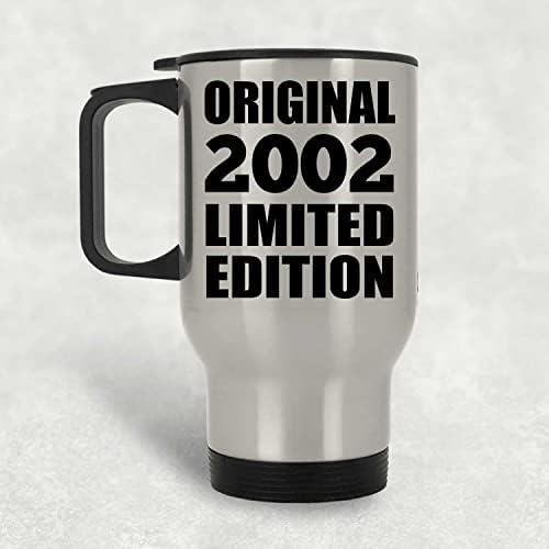 Designsify 21 Birthday Оригинален 2002 Г. Ограничена Серия, Сребърен Пътна Чаша 14 грама, на Чаша от неръждаема Стомана С Изолация, Подаръци