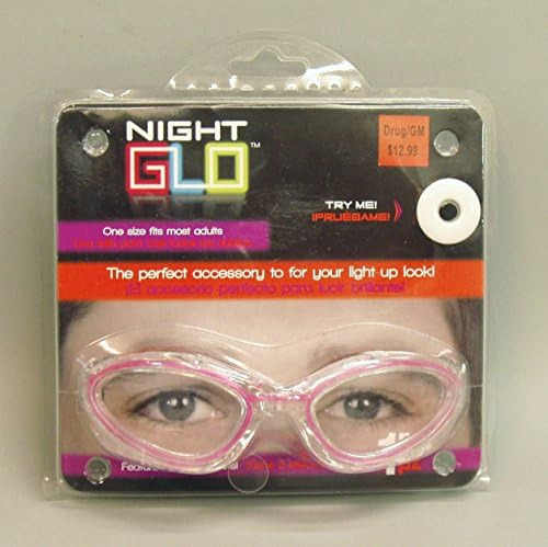 62698 Очила за очите Night Glo С Розов Светлинен ефект