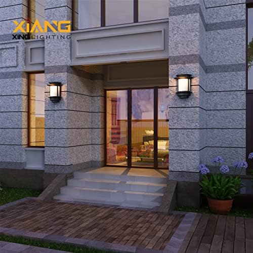 Външен стенен монтаж лампа XIANG XING LIGHTING, 5141, Лампа за външно осветление във формата на полумесец, Водоустойчив и устойчив на