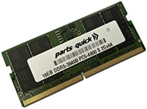 резервни части-бърза памет с обем 16 GB за Dell XPS 15 9520, Съвместима с памет DDR5 1RX8 sodimm памет 4800 Mhz