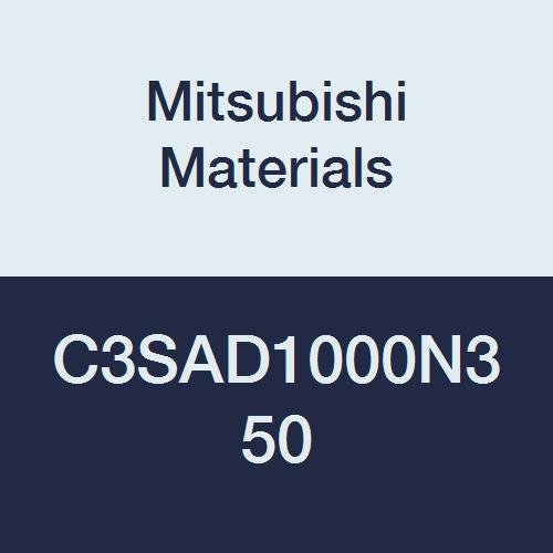 Торцевая fresa от непокрытого карбид Mitsubishi Materials C3SAD1000N350 с квадратна улей за алуминиева сплав, Къса Канавка (3), Релефна врата, Диаметър на рязане 10 мм, диаметър на опашк