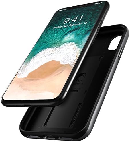 серия i-Blason Трансформатор, разработена за iPhone X Case 2017 г. съобщение / iPhone Xs Case 2018 година на издаване, една чанта-кобур