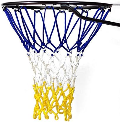 Fandom Nets Сверхпрочная Баскетболно окото|Размер на NCAA и NBA|Подходящ за вътрешен и външен пръстен/Яка|Подмяна на баскетболна мрежа