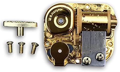 Play [Дейви Джоунс (Карибски Пирати)] Резервни части за златни музикални шкатулок часовников механизъм Музикален механизъм Sankyo за