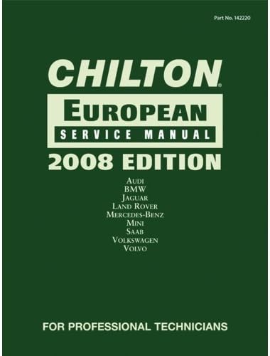 Европейското ръководство за поддръжка Chilton 2008