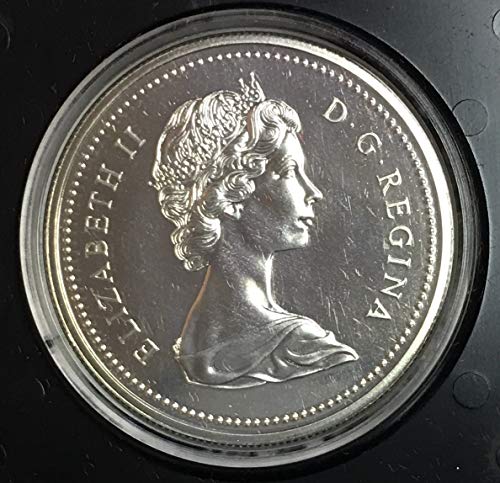1974, Уинипег , Канада, Калифорния, Сребърен долар в оригиналната опаковка, 1 долар на САЩ, проба