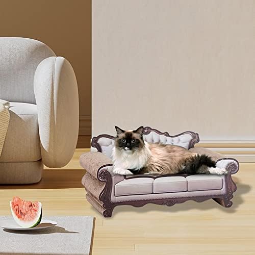 Универсална Легло-Стъргалка за Котки, Защитно Дъска За Мебели За Котки, Авто Разтегателен Голям Размер От Гофрирана Хартия, Тампон за