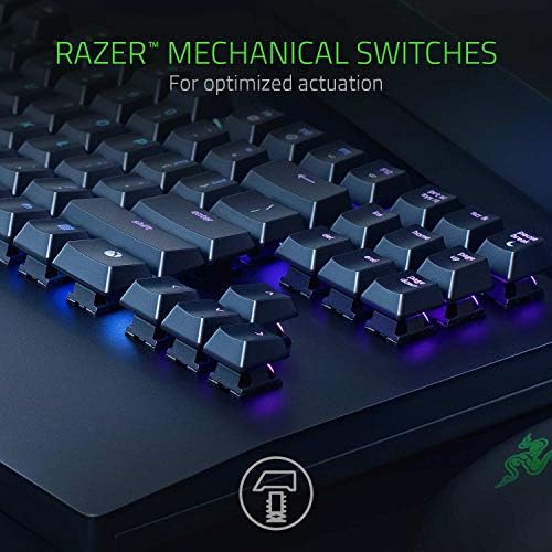 Безжична ръчна детска клавиатура и комбинирана мишка Razer Turret за PC, Xbox One, Xbox Series X и S: Цветен RGB /Динамично осветление
