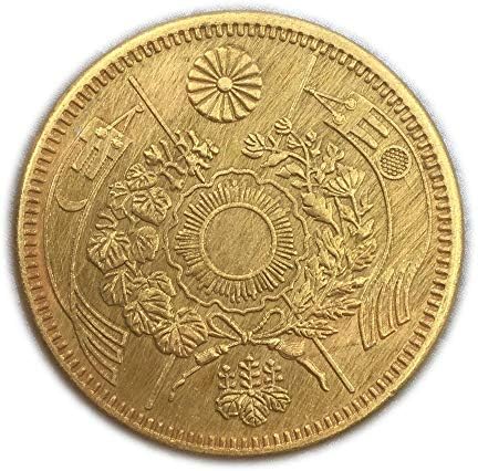 Чеканная Японската три години Златна Възпоменателна Монета от Епохата на Мейджи с Релефни Микро-Chapter collectionCoin са подбрани Възпоменателна