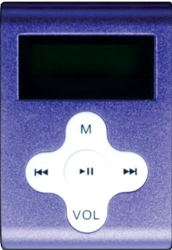 2 Gb MP3-плейър Eclipse със скорост Мах, с дисплей, под формата на клипове и в произволен режим - Лилаво (Eclipse-CLD2PL)