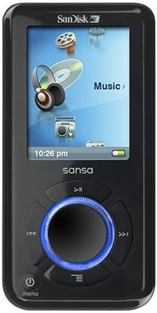 MP3 плеър SanDisk Sansa e250 обем 2 GB със слот за разширителни microSD (черен)